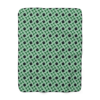Emerald Pinwheels Basic Bedding Set