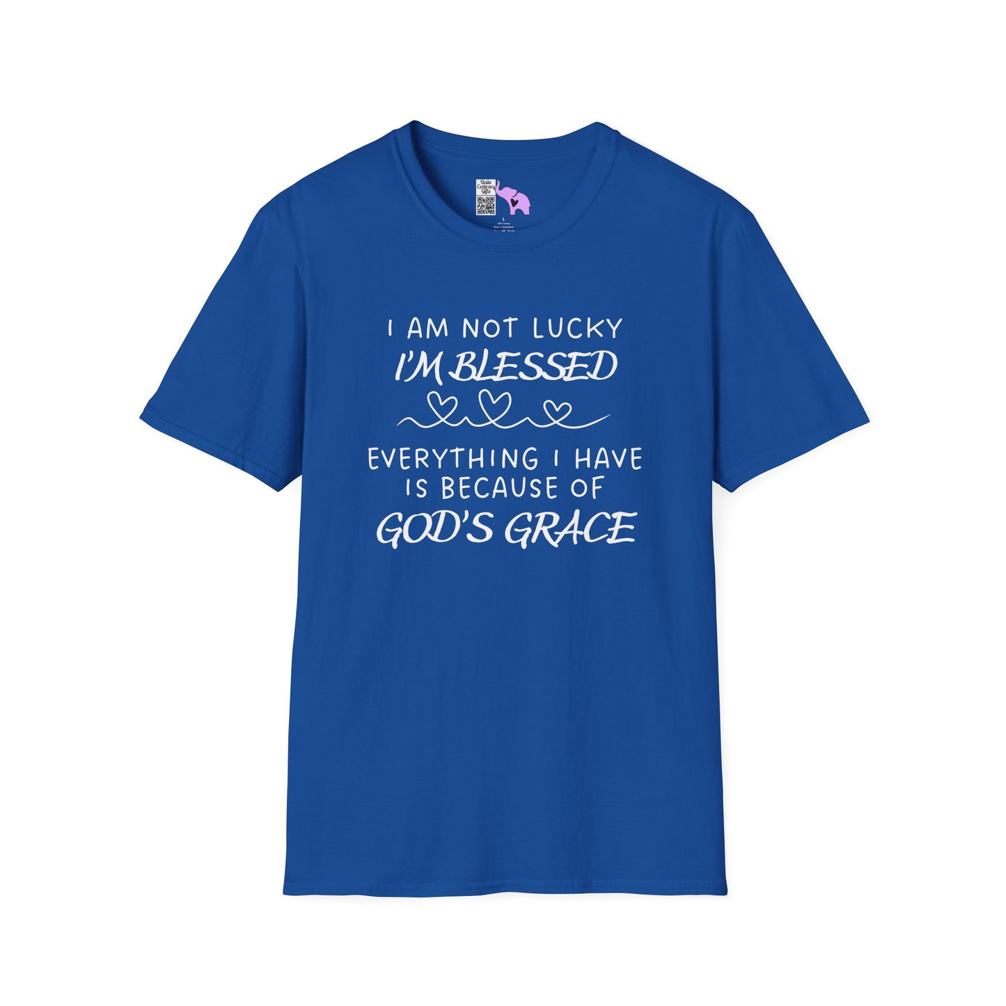 I'm Not Lucky I'm Blessed Adult T-shirt
