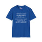 I'm Not Lucky I'm Blessed Adult T-shirt