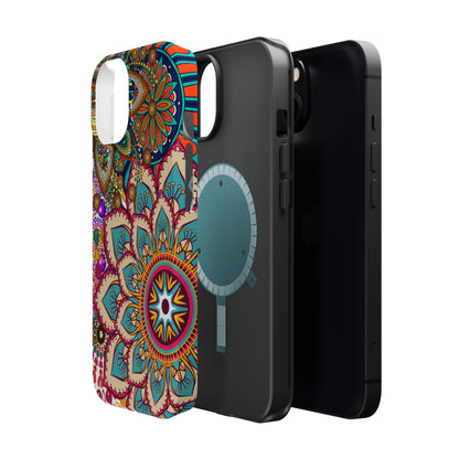 Colorful Mandala MagSafe® Compatible Tough Case for iPhone