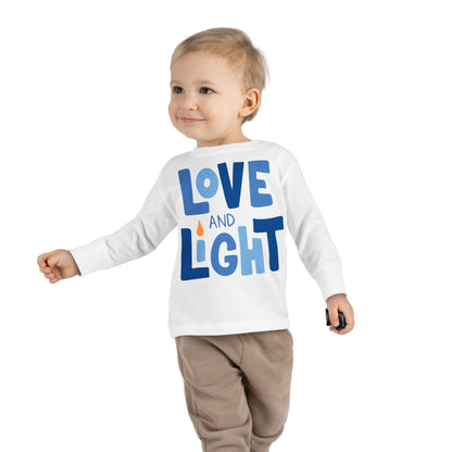 Hanukkah Love & Light 2 Toddler Long Sleeve Tee