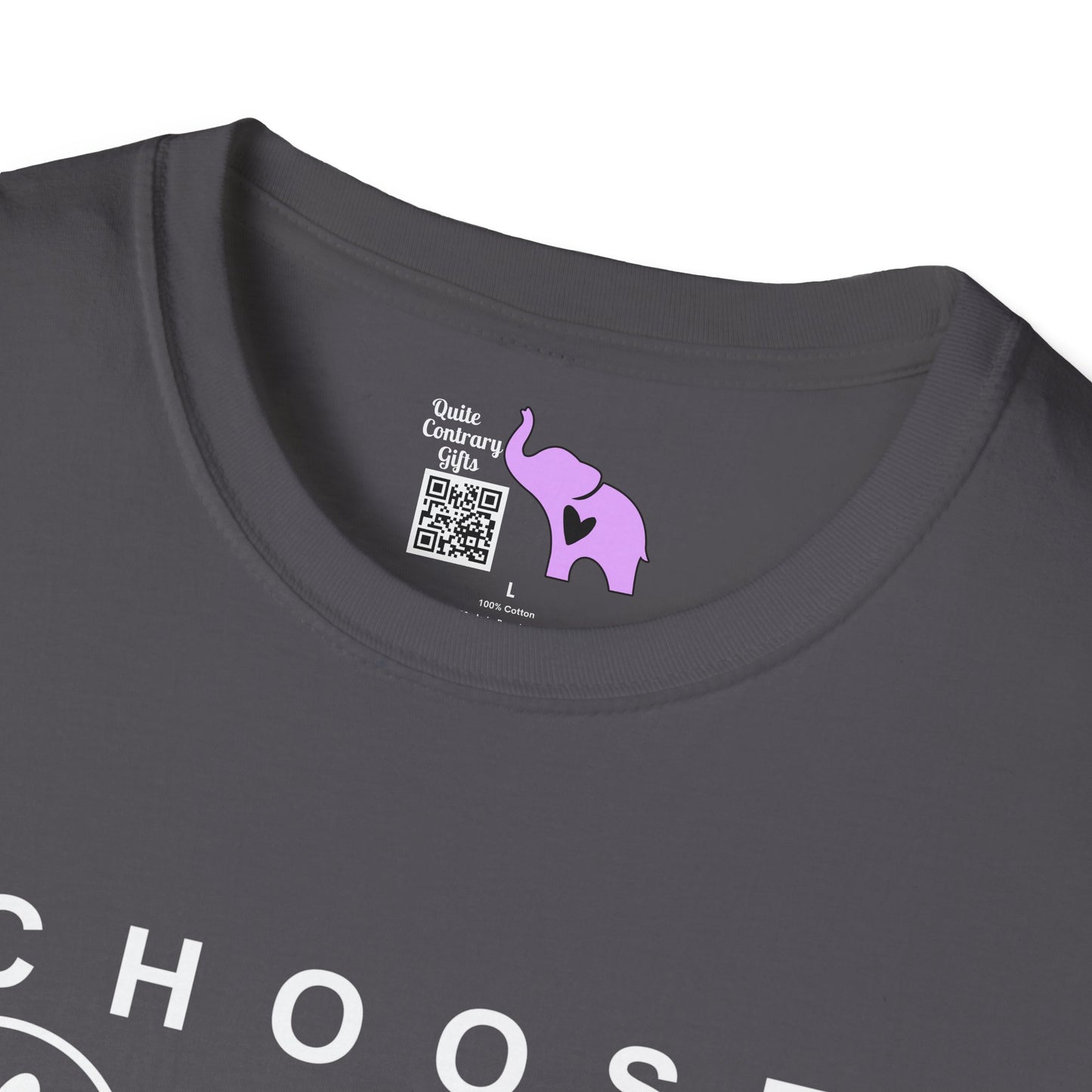 Choose Happy Smiley Faces Adult T-shirt