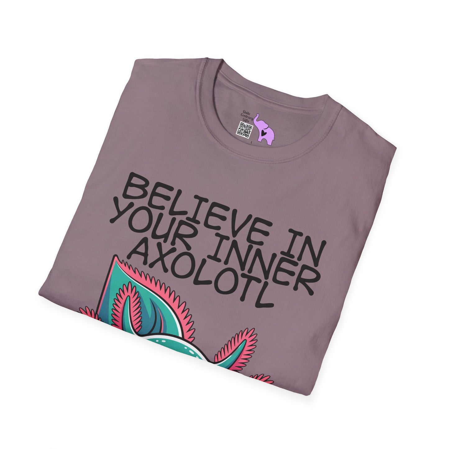 Believe In Your Inner Axolotl Adult T-shirt