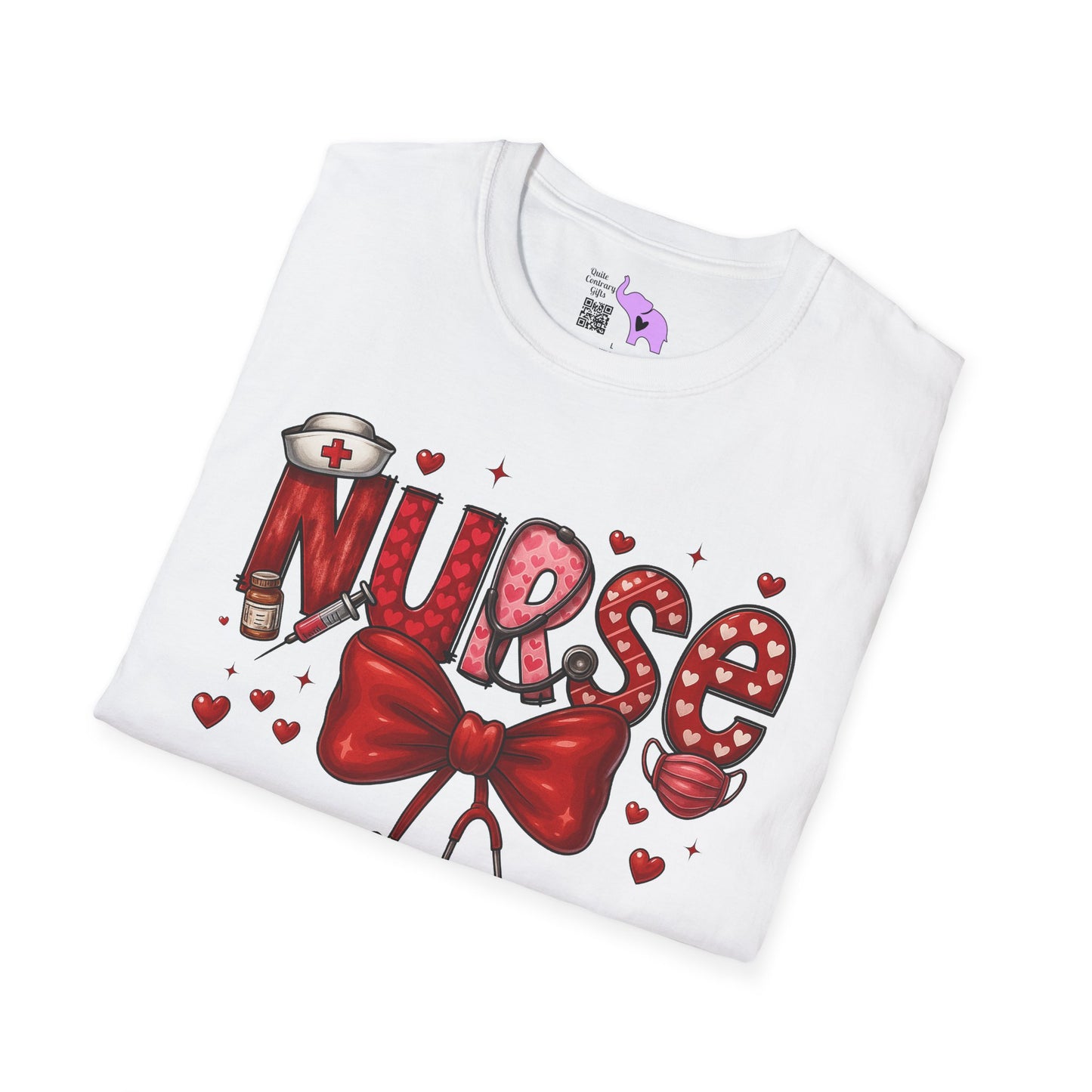 ""Nurse (Valentines) Adult T-shirt
