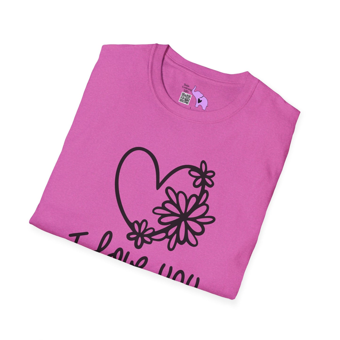 I Love You To The Beach Adult T-shirt