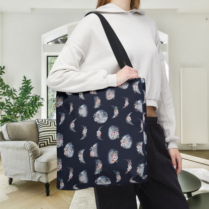 Lunar Garden Canvas Tote Bag