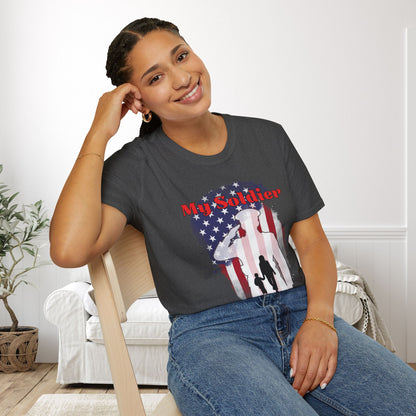 My Soldier My Son (Mom) Adult T-shirt