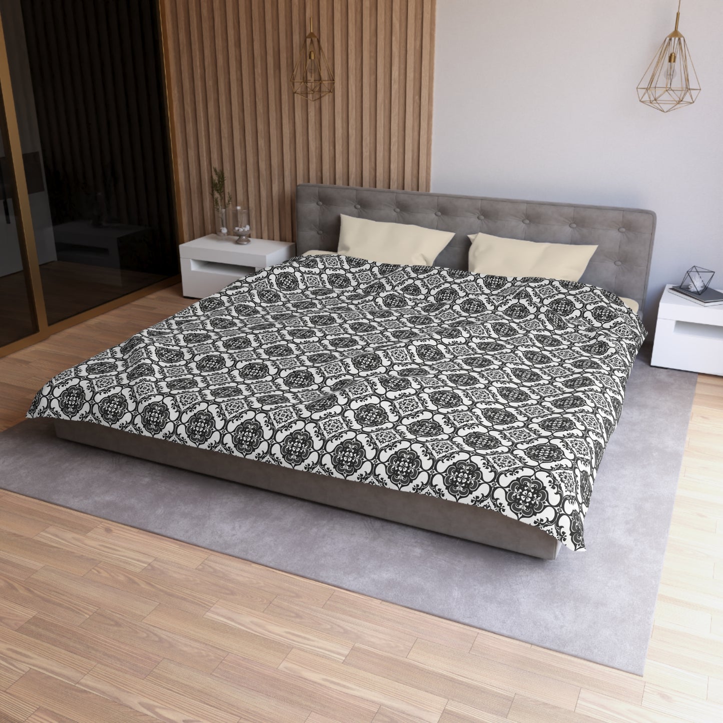 Ornamental Symmetry Duvet Bedding Set