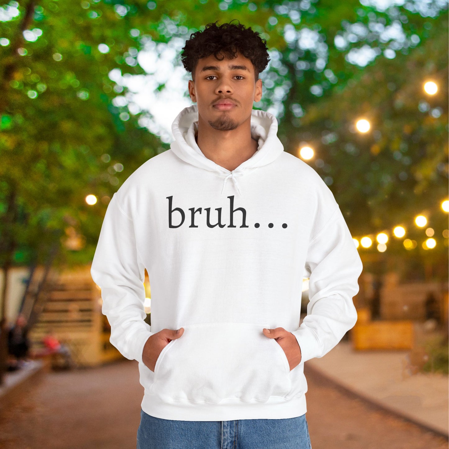 bruh... Heavy Blend™ Hooded Sweatshirt