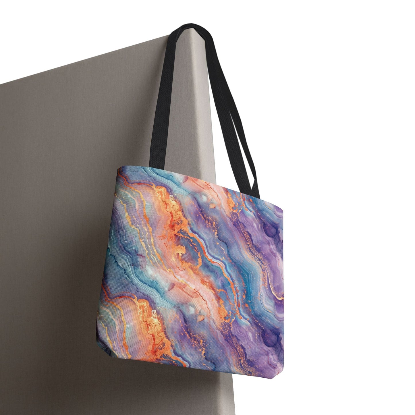 Dreamwave Marble Canvas Tote Bag