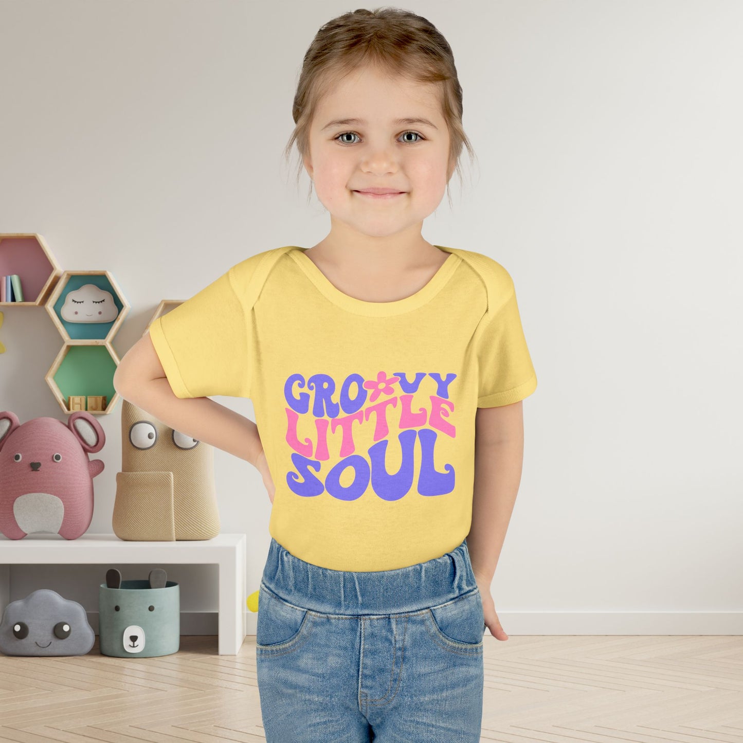 Groovy Little Soul Infant Baby Rib Bodysuit