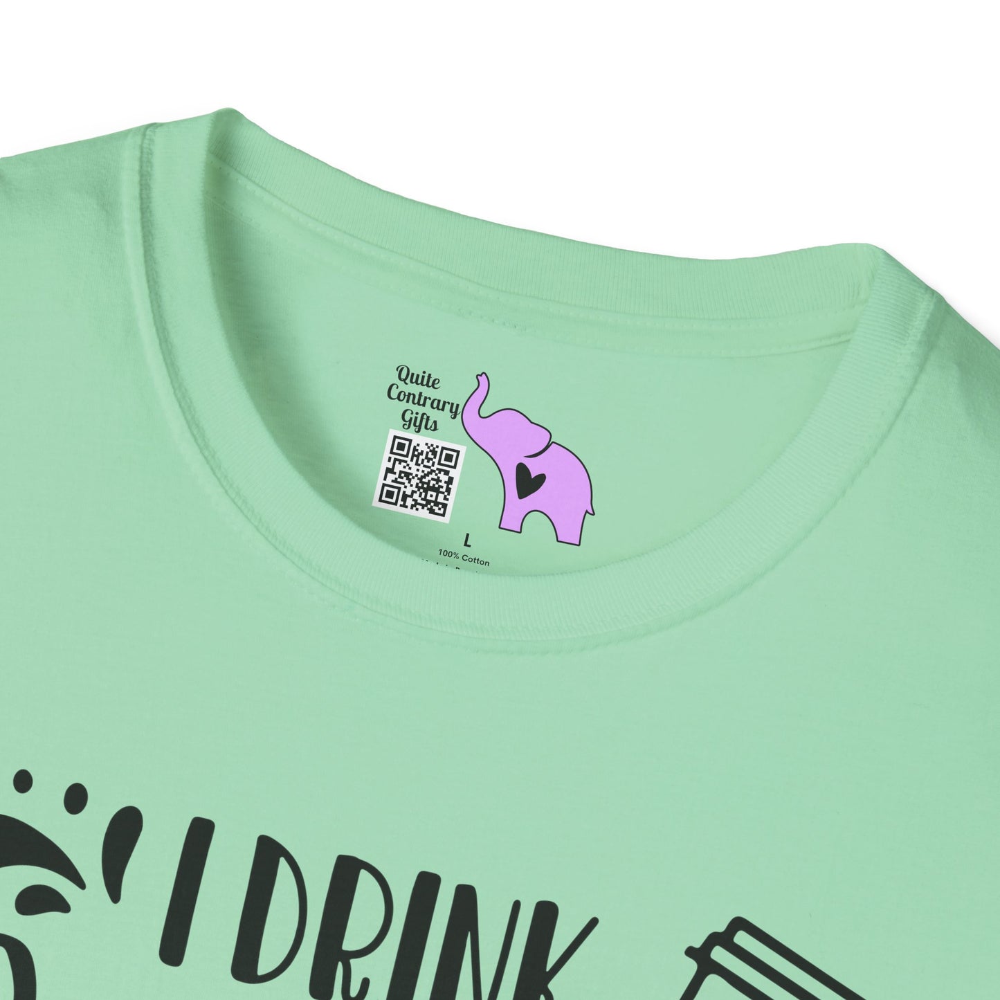 I Drink Coffee For Your Protection Adult T-shirt