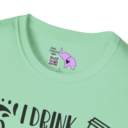 I Drink Coffee For Your Protection Adult T-shirt