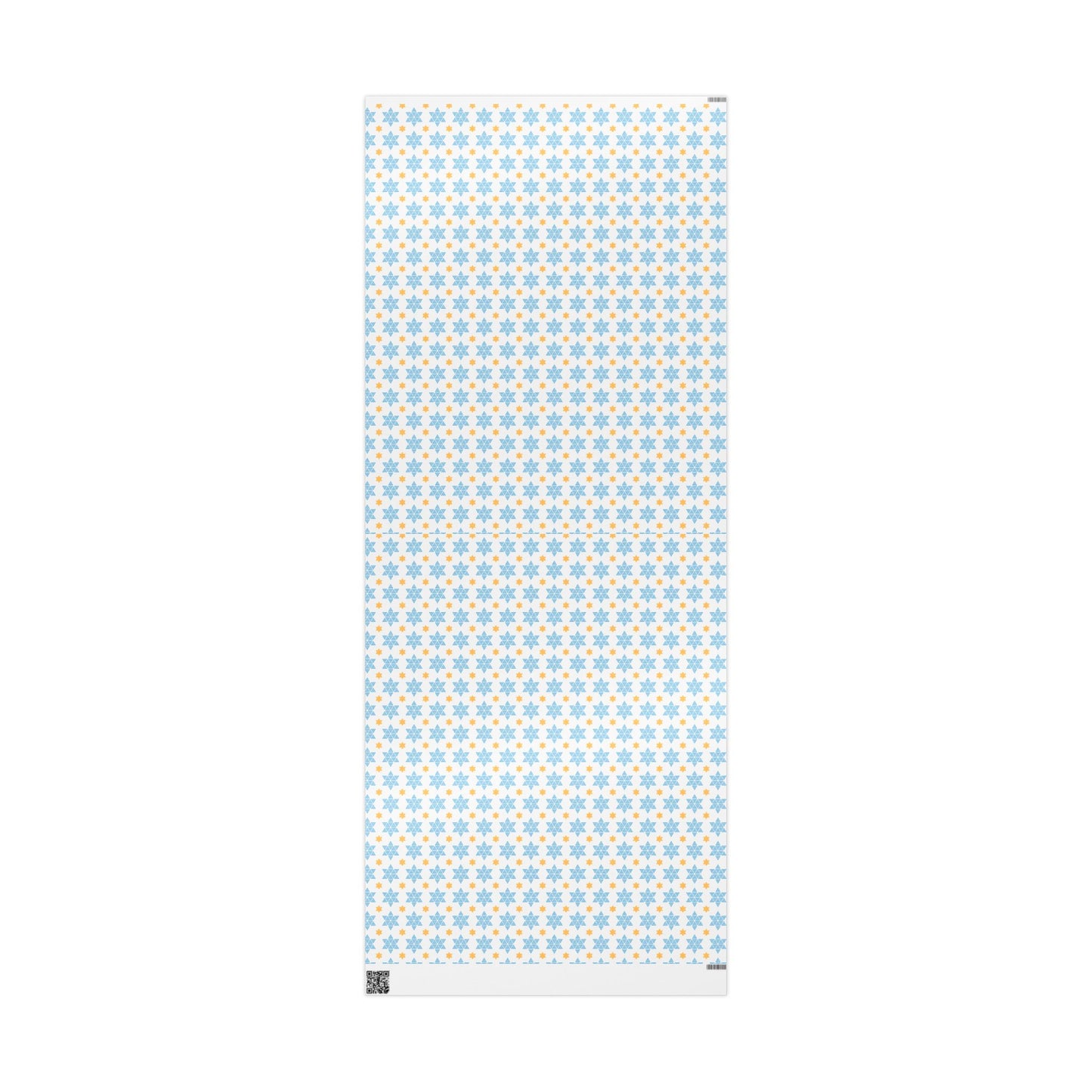 Blue/Gold Star of David Hanukkah Wrapping Paper