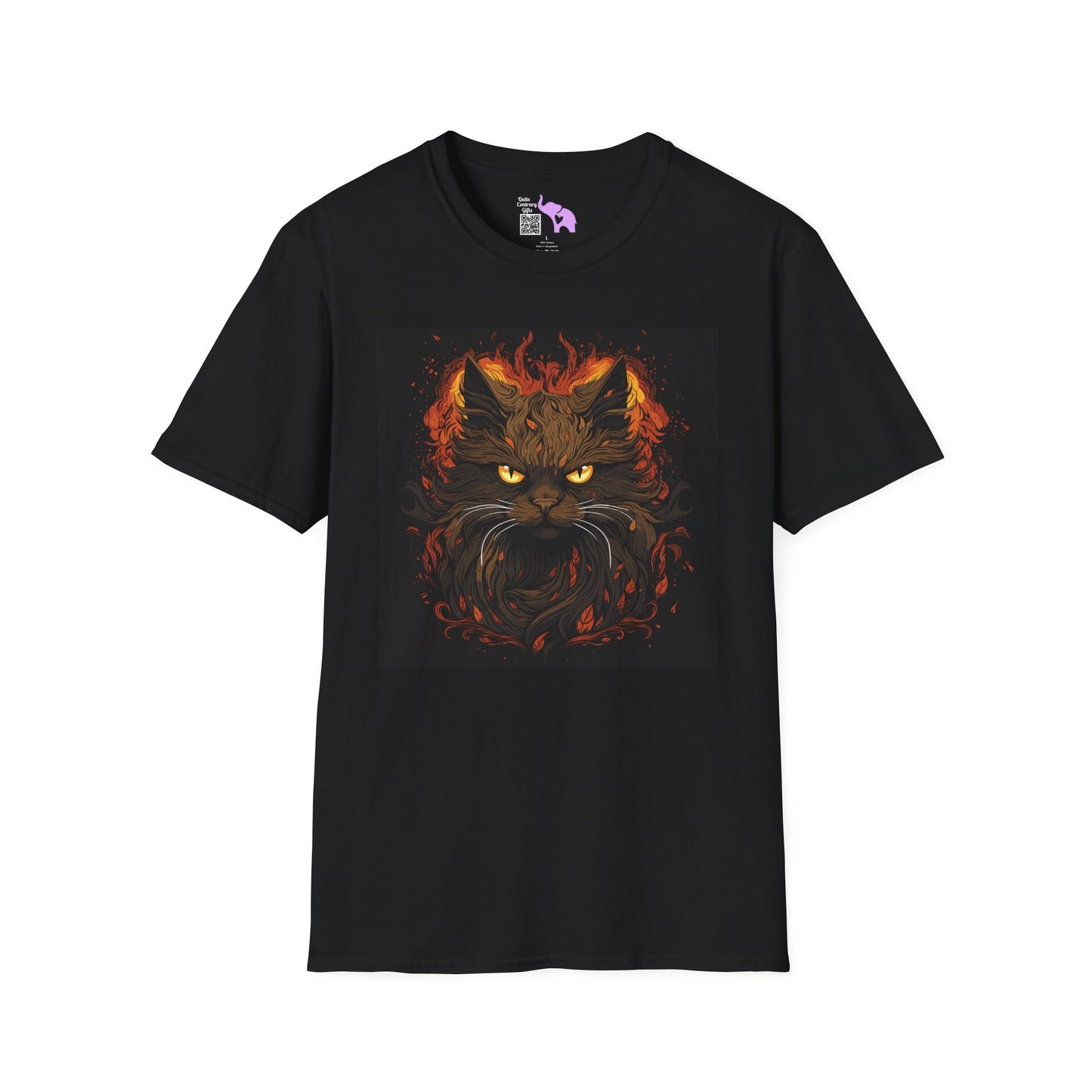 Creepy Black Cats 8 Adult T-shirt