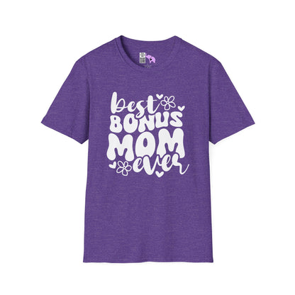 Best Bonus Mom Ever Adult T-shirt