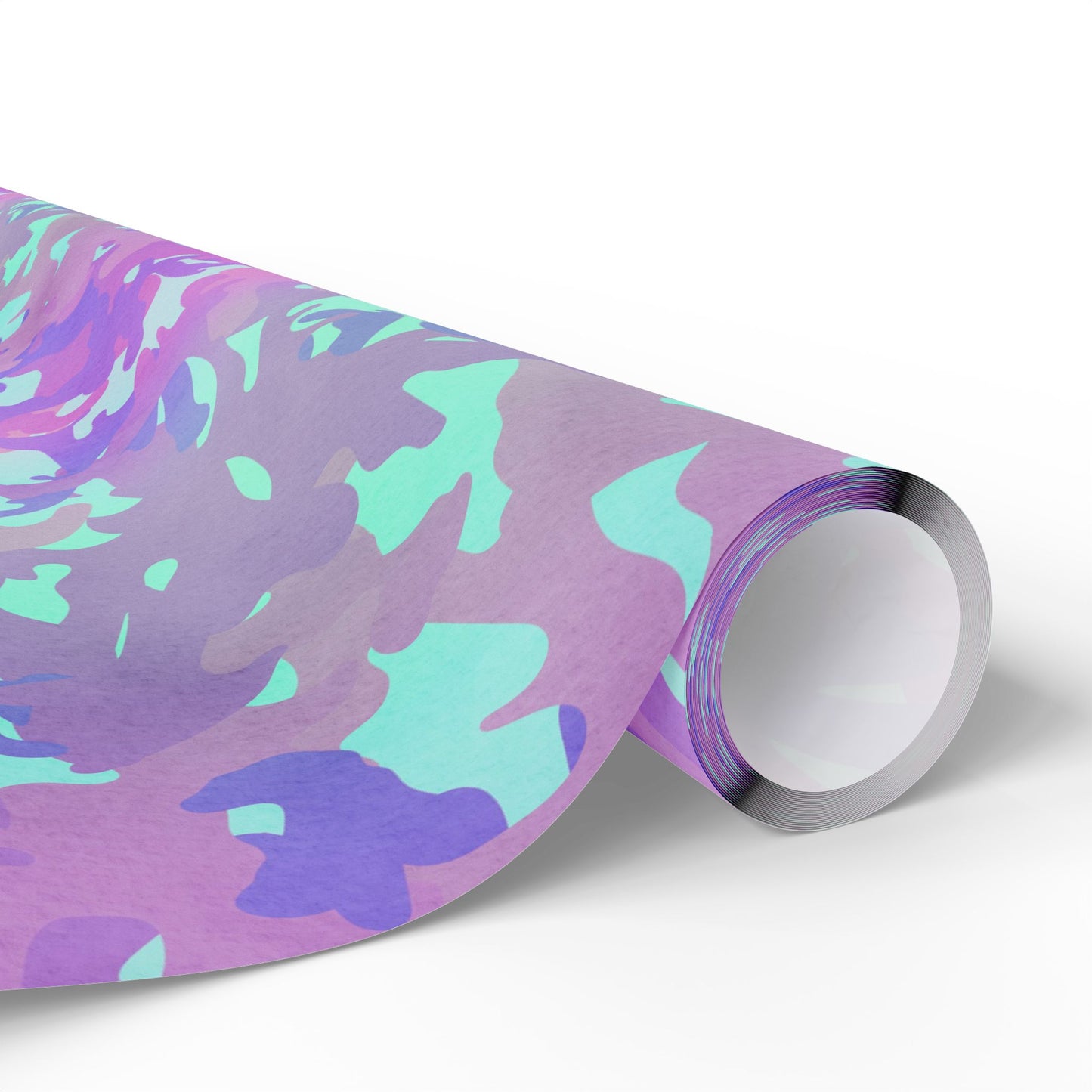 Lavender Mist Camo Wrapping Paper