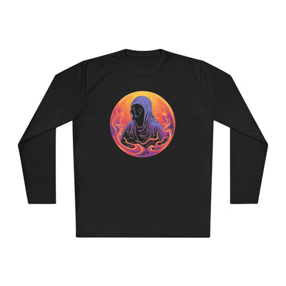 Creepy Ghost 1 Adult Long Sleeve Tee