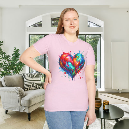 ""Love in Full Color Adult T-shirt
