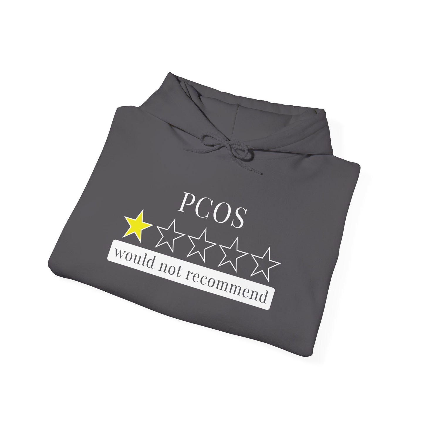 PCOS 1 Star Would Not Recommend Heavy Blend™ Hooded Sweatshirt