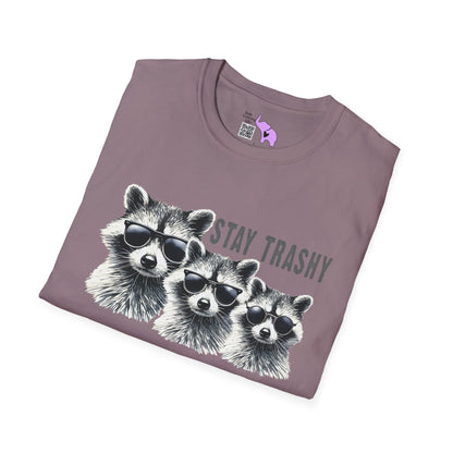 Stay Trashy (Racoon) Adult T-shirt