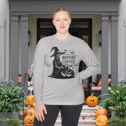 Nightmare Before Coffee Adult Long Sleeve Tee