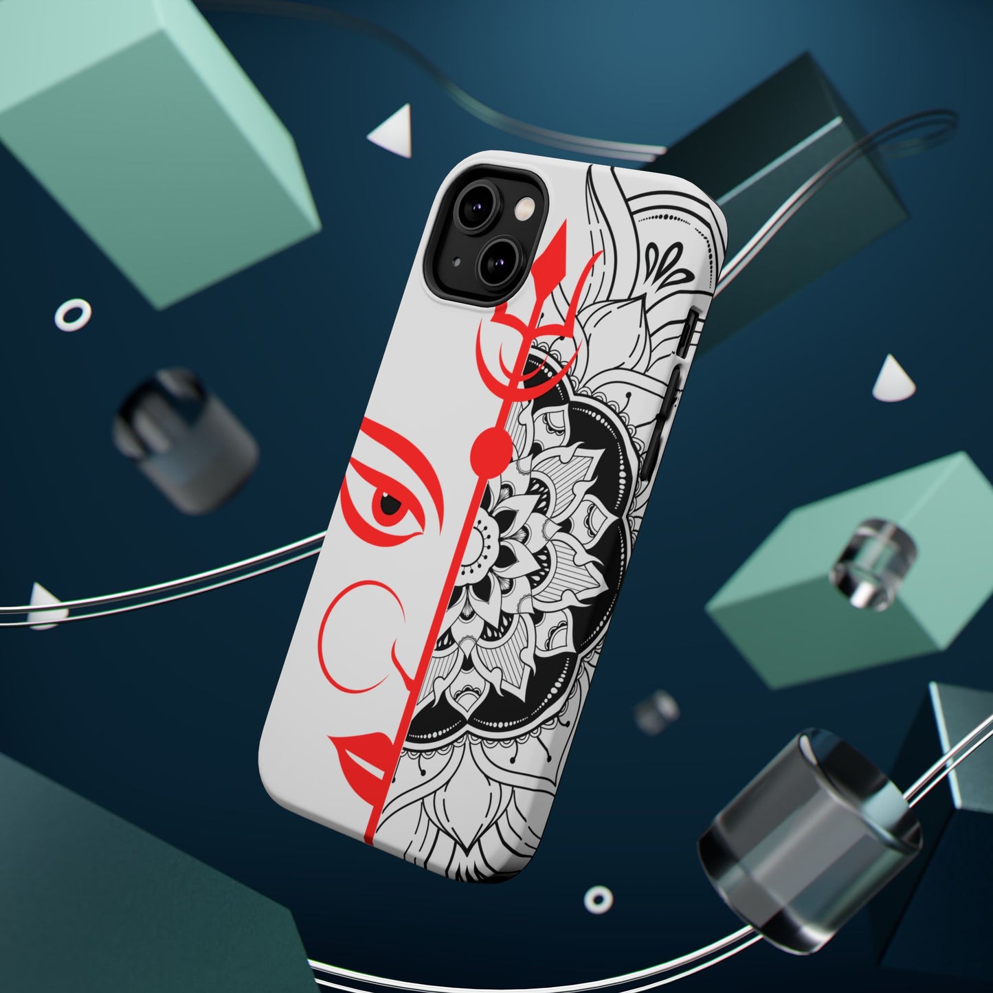 Goddess Durga Mata w/Manala MagSafe® Compatible Tough Case for iPhone
