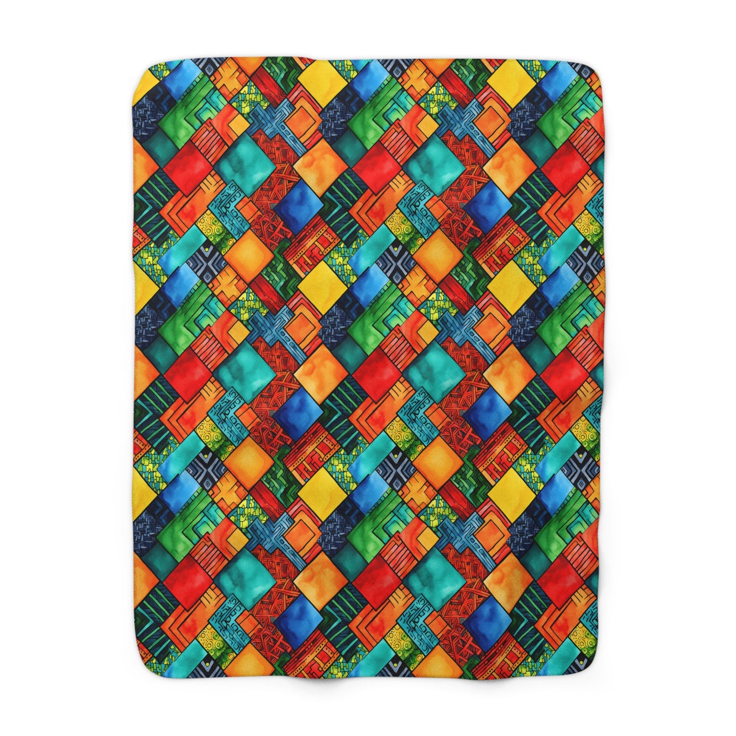 Heritage Pulse Sherpa Fleece Blanket