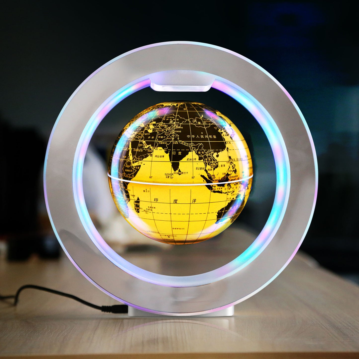 Magnetic Levitating O-shaped Globe