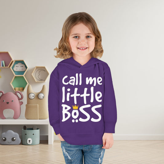 Call Me Little Boss Toddler Hoodie