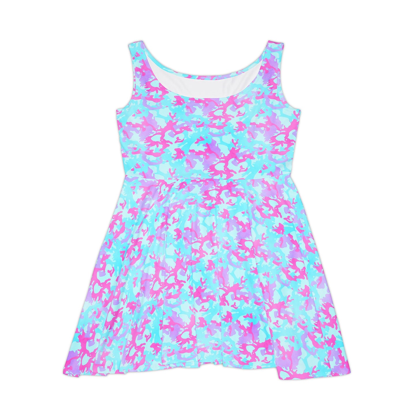 Cotton Candy Camo Women's Skater Dress