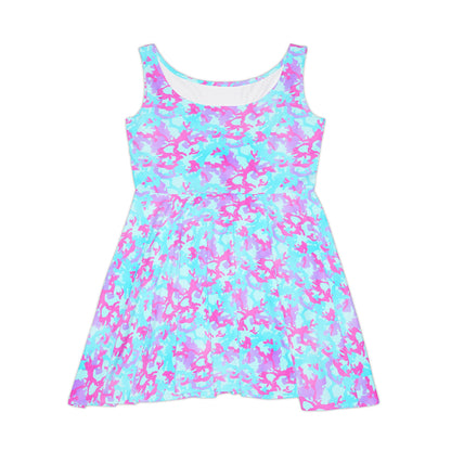 Cotton Candy Camo Women's Skater Dress