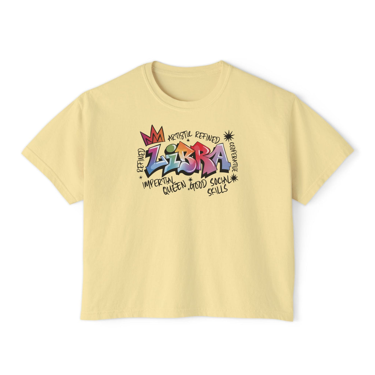 Libra Street Art Women's Boxy Tee