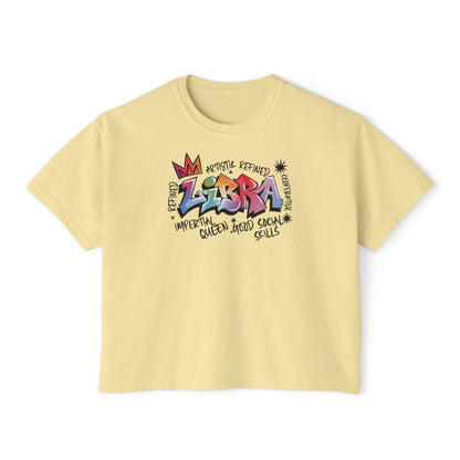 Libra Street Art Women's Boxy Tee