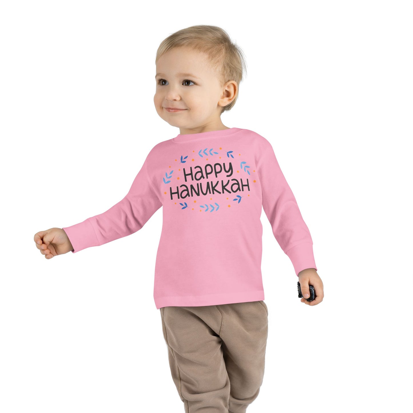 Happy Hanukkah 4 Toddler Long Sleeve Tee