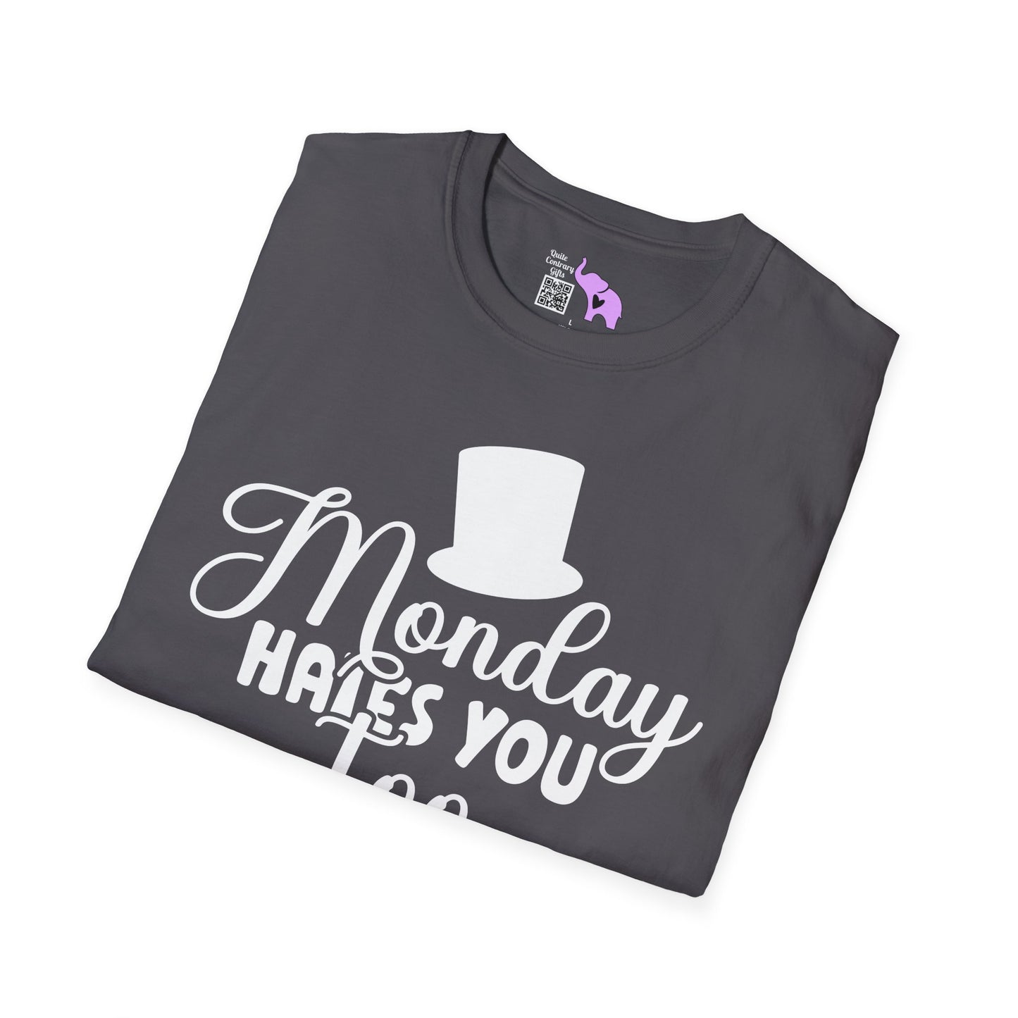 Monday Hates You Too Adult T-shirt