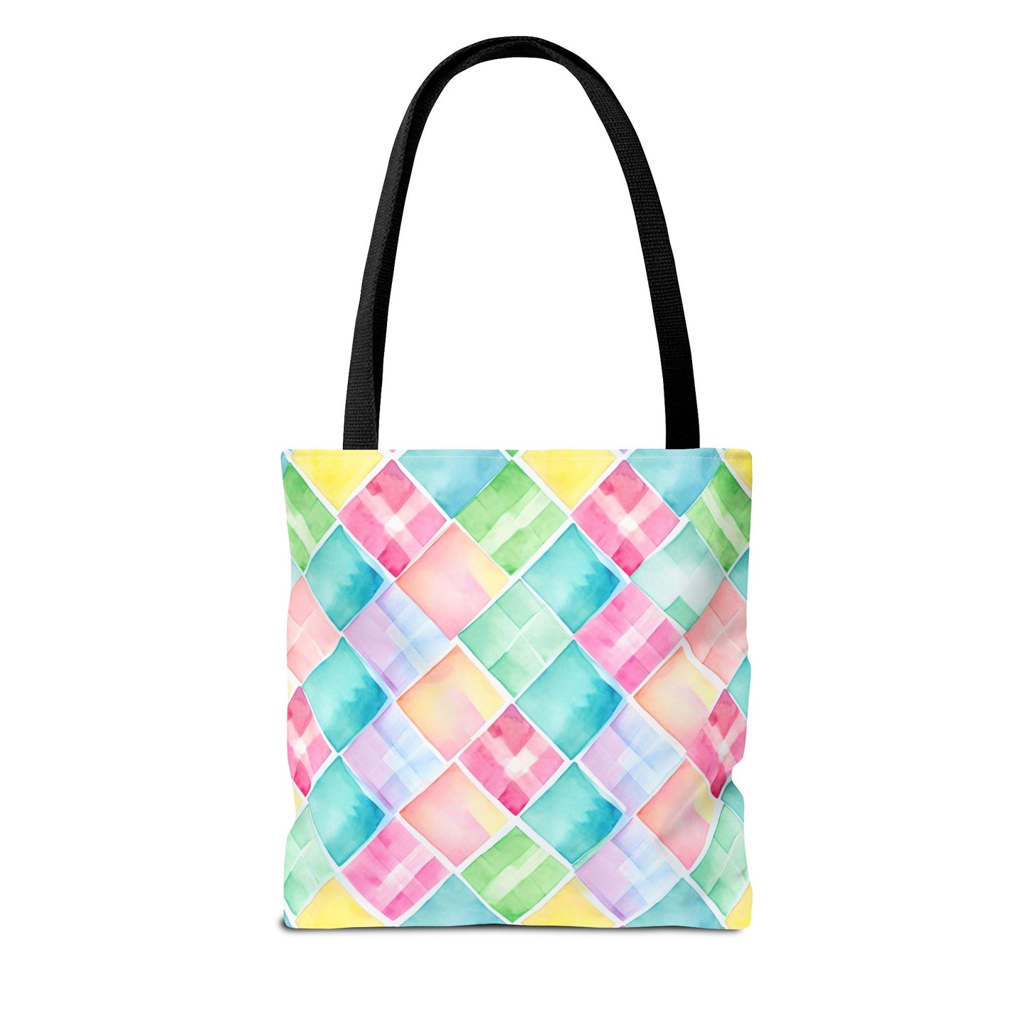 Watercolor Weave Canvas Tote Bag