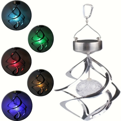 Wind Spinner Solar LED Light Decor