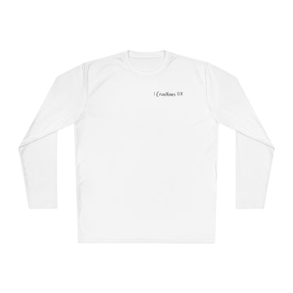 ""Try Jesus Not Me 1 Corinthians 15:10 Adult Long Sleeve Tee