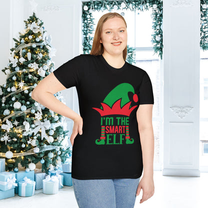 I'm The Smart Elf Adult T-shirt (Custom Name Available!)