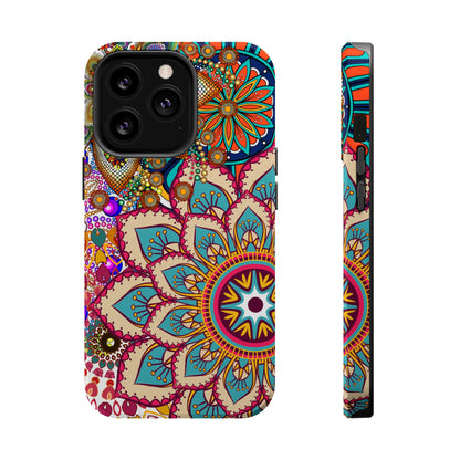 Colorful Mandala MagSafe® Compatible Tough Case for iPhone