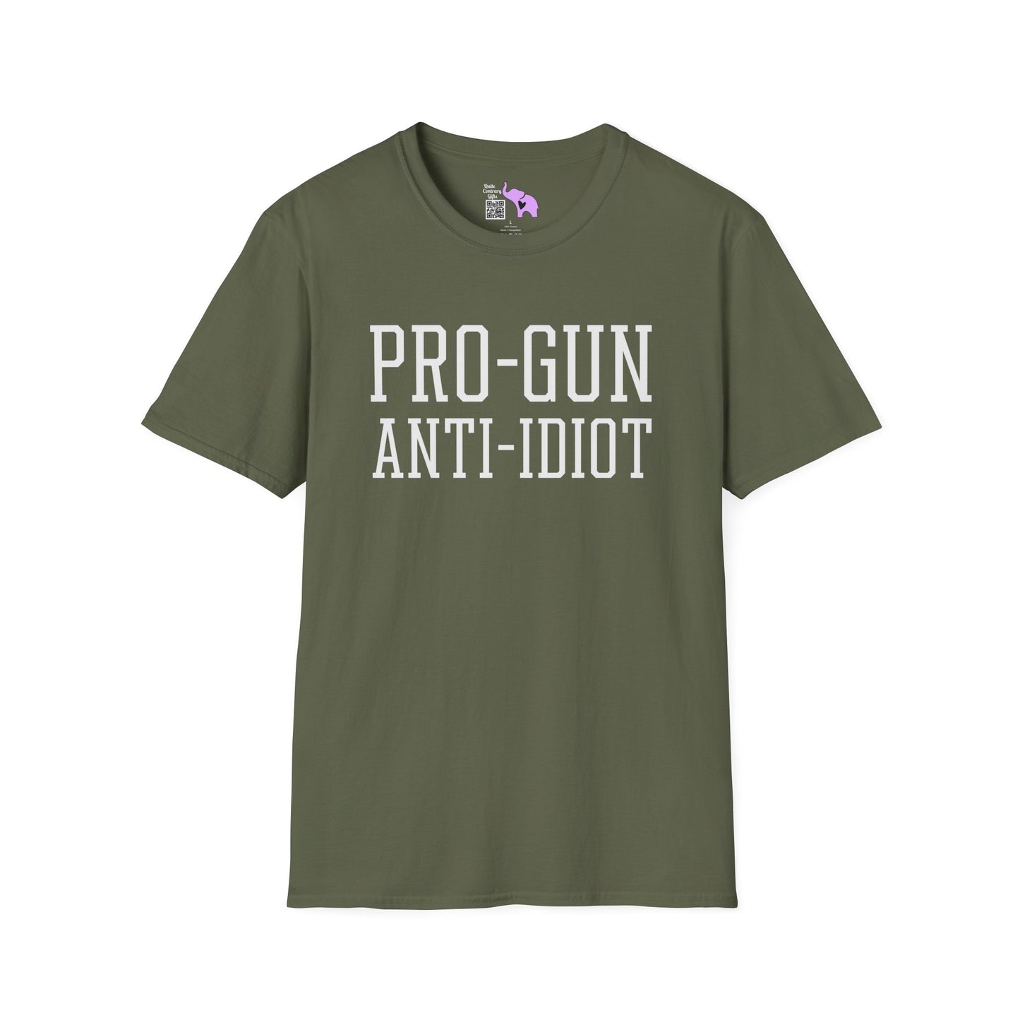 Pro-Gun Anti-Idiot Adult T-shirt