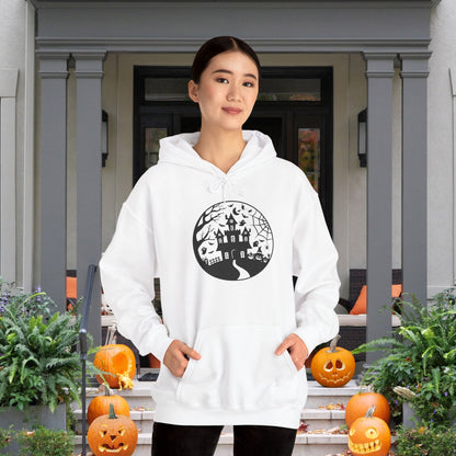 Haunted House on the Hill Heavy Blend™ Hooded Sweatshirt