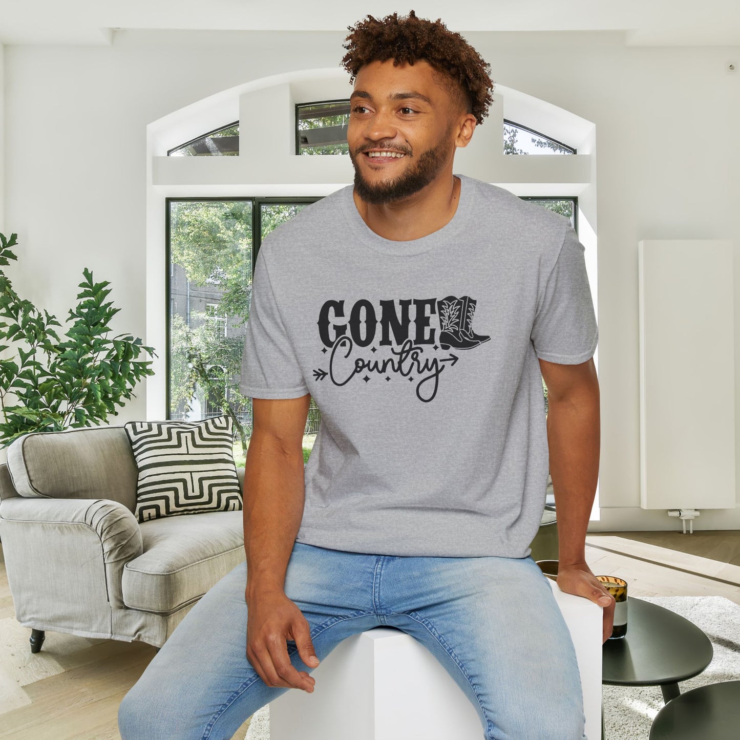 Gone Country Adult T-shirt