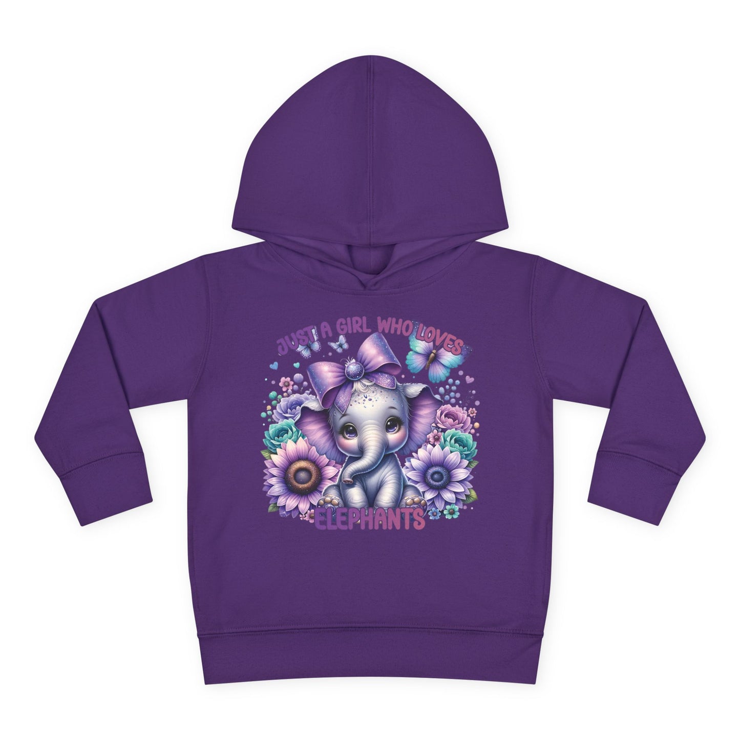 Just A Girl Who Loves Elephants Toddler Hoodie