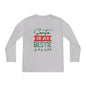 Santa Is My Bestie Youth Long Sleeve Tee