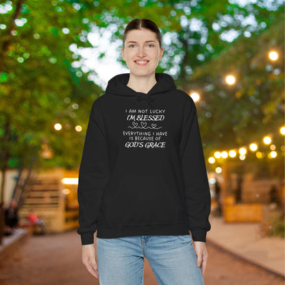 I'm Not Lucky I'm Blessed... Heavy Blend™ Hooded Sweatshirt