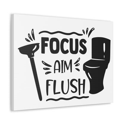 Focus Aim Flush Canvas Horizontal Wraps w/o Frame