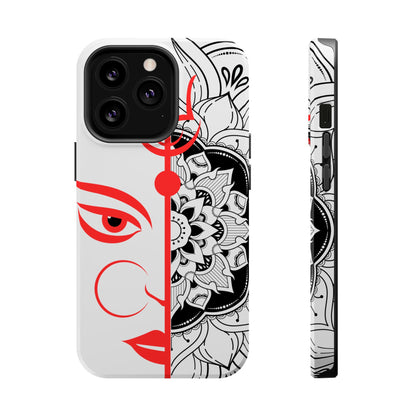 Goddess Durga Mata w/Manala MagSafe® Compatible Tough Case for iPhone