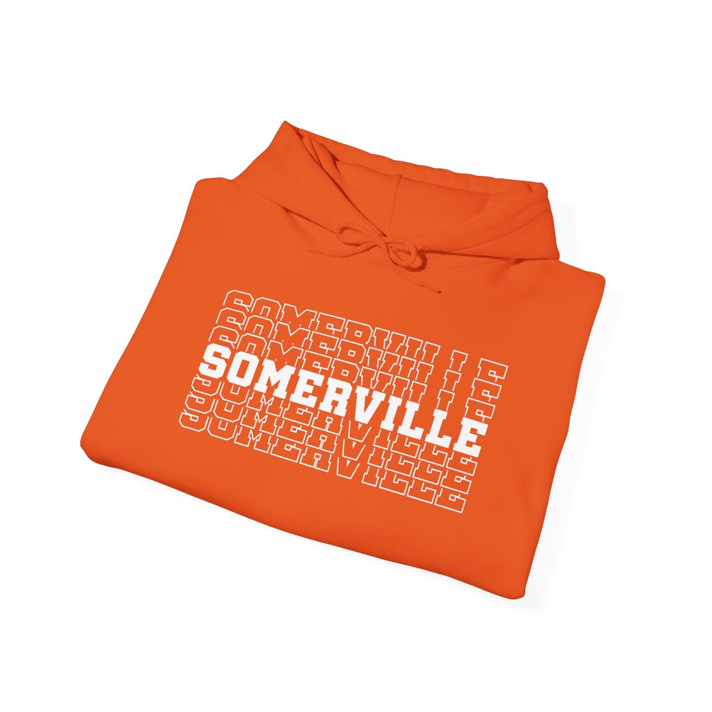 Somerville (Stacked) Adult Heavy Blend™ Hooded Sweatshirt